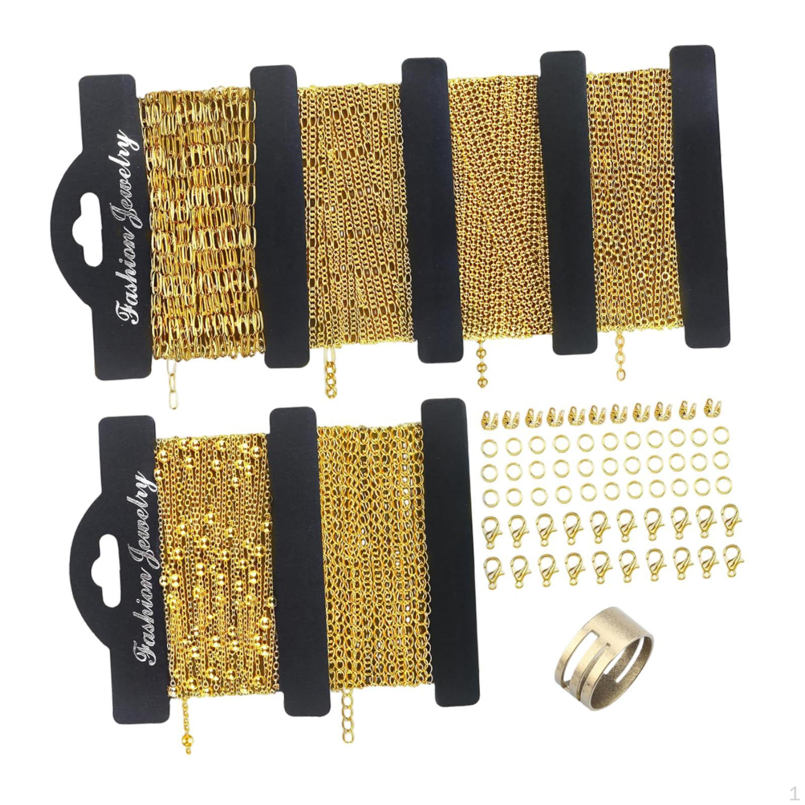 Gold Necklace Chains for Jewelry Making Chain Choker Lobster