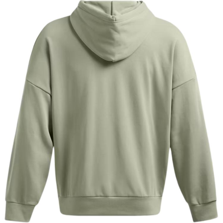 Under Armour Rival Heavyweight Terry Fashionable Versatile Hoodie Men Hoodies Green 1388020-504