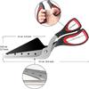 Multifunctional Pizza Scissors Stainless Steel Blade Pizza Cutting Tools Ergonomic Grip Detachable Scissors For Kitchen