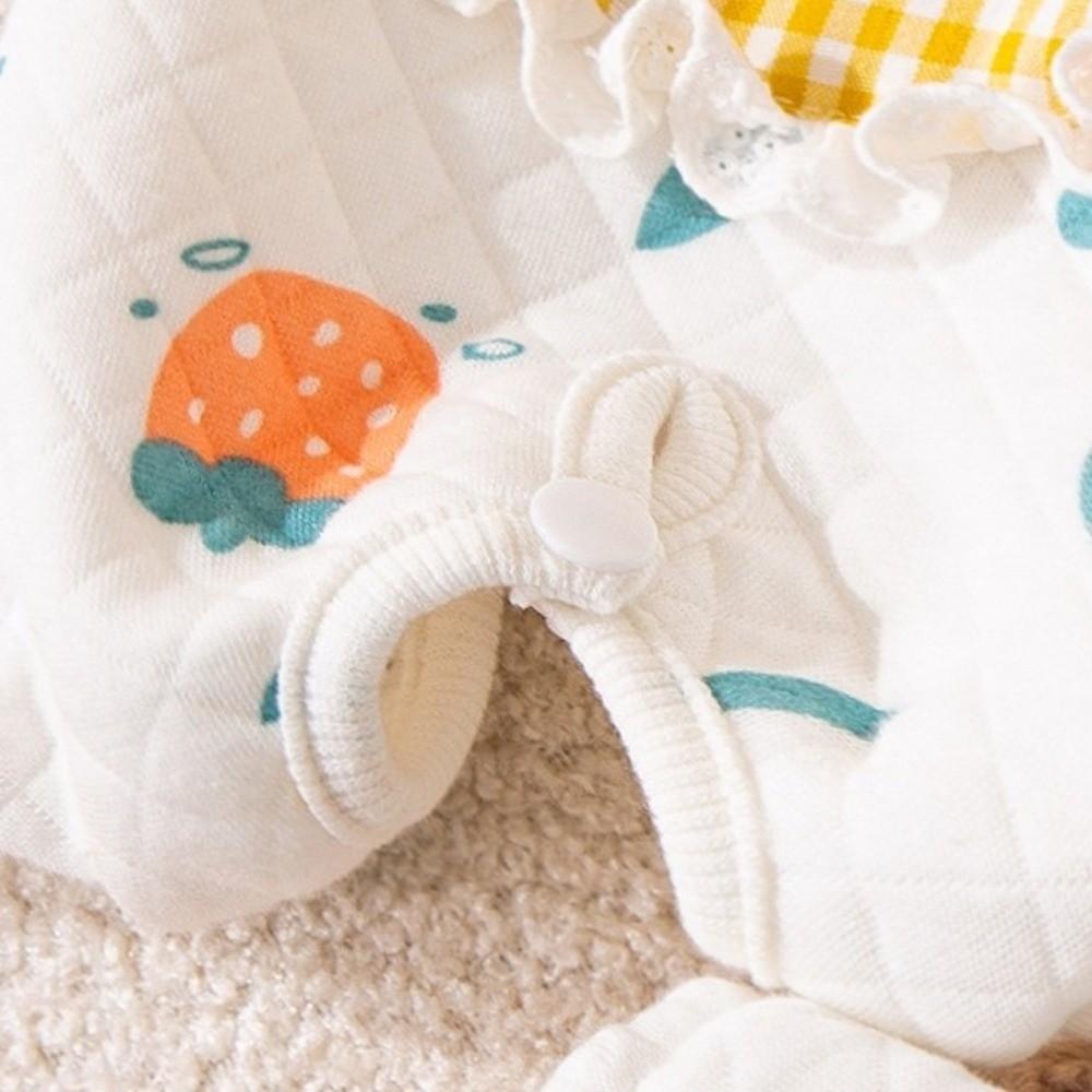 Dinosaur Printed Pet Jumpsuits Warm Cartoon Pullover Four Legged Dog Clothing Fruit Print Comfortable Dog Bottoming Shirt Home