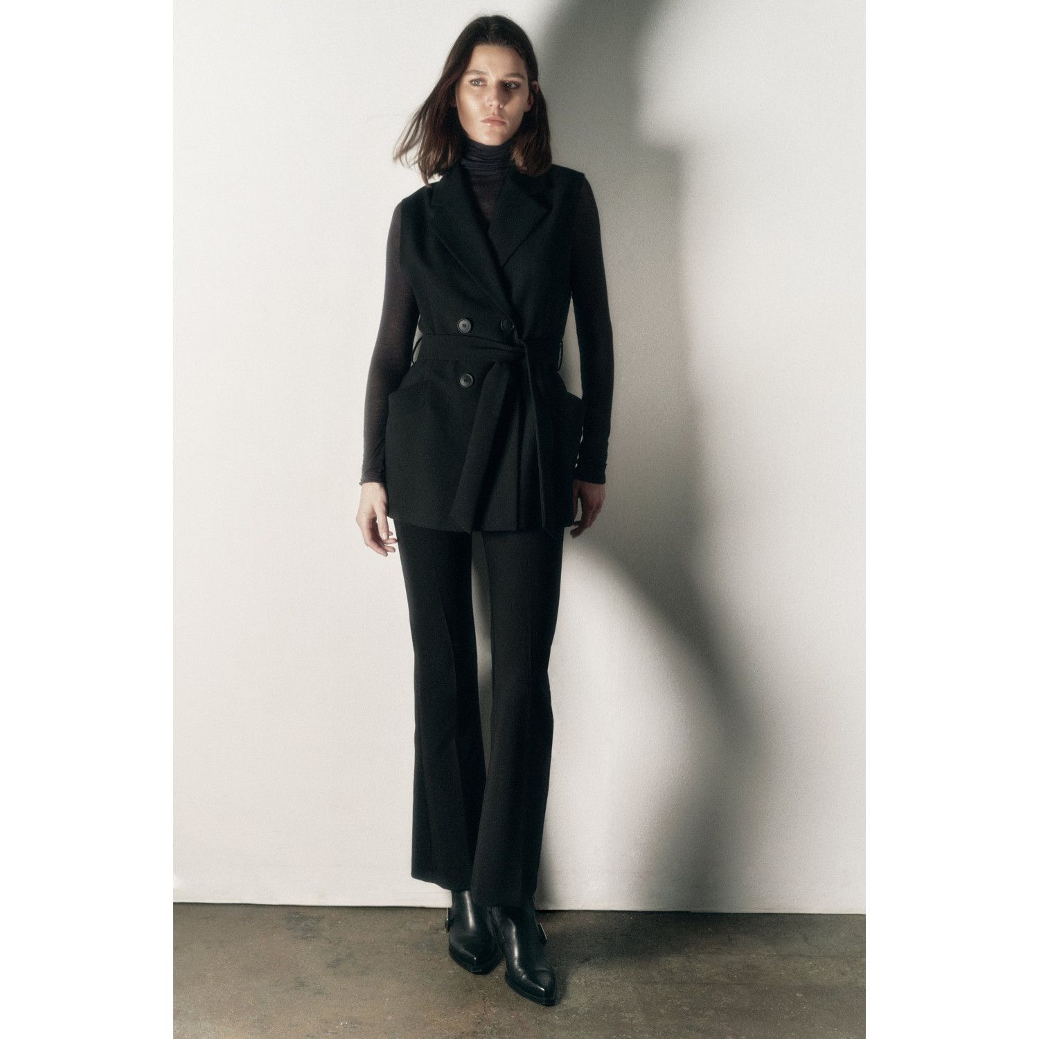 

WRAP WAISTCOAT WITH BELT