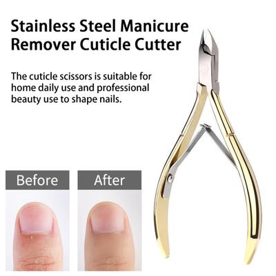 Tagliacuticole in Acciaio Inossidabile Tagliaunghie Affilati a Becco d'Aquila per Rimozione Precisa di Pelle Morta e Pellicine Strumento per Manicure Pedicure per Salone Casa