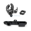 R6FF Handheld Radio Clamp Holder with Jointed Mount for Motorcycle Use