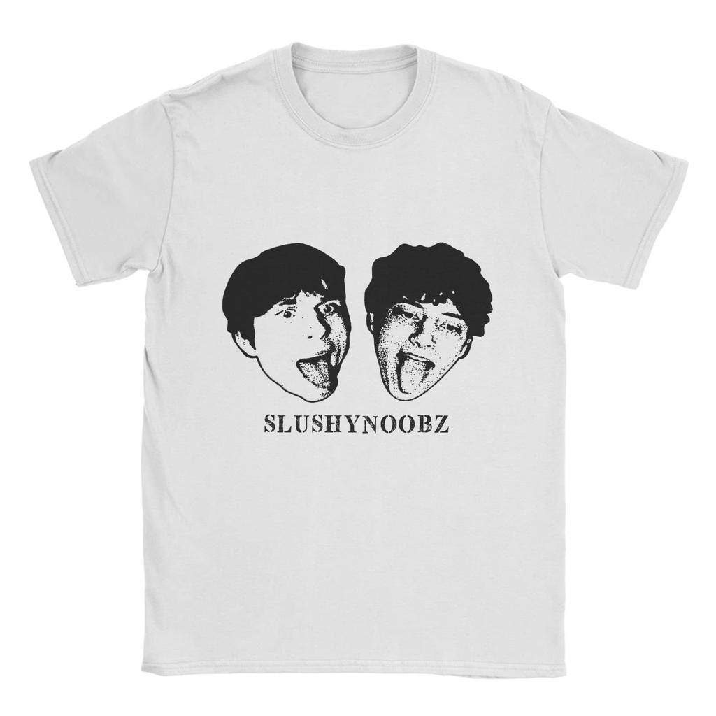 Streetwear T Shirt Summer Slushy Noobz Hip Hop T Shirts Cute Cartoon Cotton Tshirt for Couple Basic Custom Sleeve Top Tees