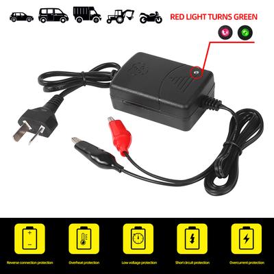 12V 1300Ma Univerzální Chytrá Nabíječka Baterií Dobíjecí pro Uzavřené Olověné Baterie Pro Auto Nákladní Auto Motocykl Dobíjecí EU US Zástrčka