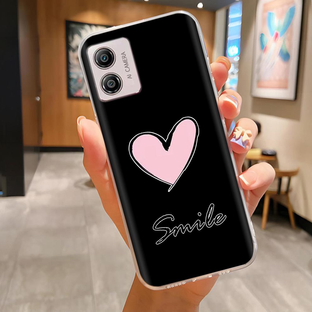Etui Do Motorola Moto E13 Miękki Przezroczysty TPU Silikonowy Uroczy Kreskówkowy Panda Tylna Pokrywa Do Moto E13 motoE13 Futerały Etui Odporne Na Wstrząsy