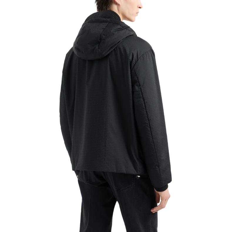 Emporio Armani Zip Up Padded Hooded Jacket 6D1B64-1NNXZ-0999