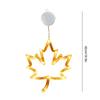 Maple Leaves Pumpkin LED Lights with Suction Cup Halloween Window Lights Halloween Lights Decorations Thanksgiving Decorations
