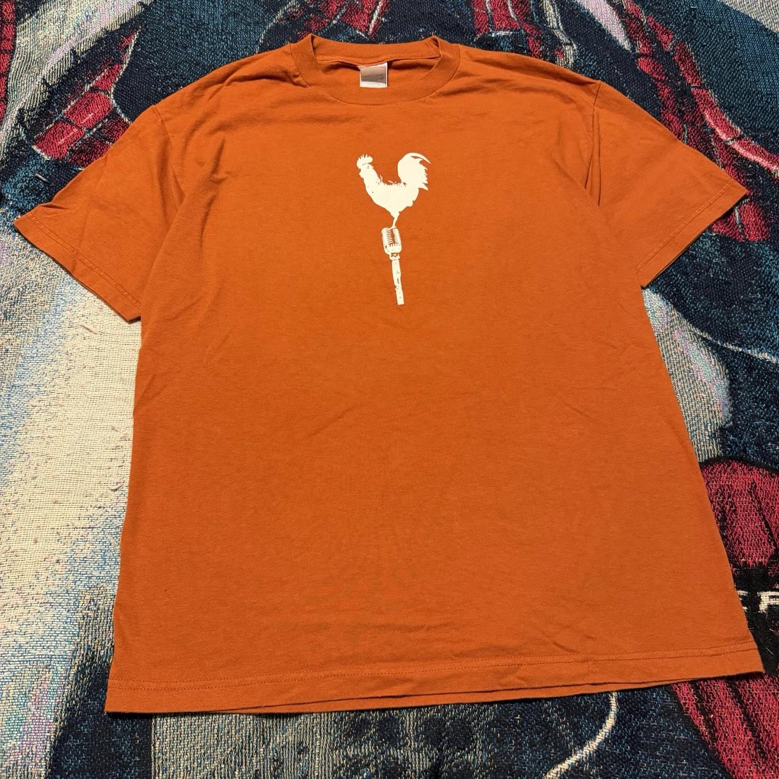 

Vintage Y2K Idlewild Chicken On Mic Shirt Men s L Orange Andre 3000 Movie Promo M