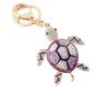 Good Fortune Turtle Keychain Rhinestone Hanging Pendant Lovely Key Ring Holder  Car Key Pendant