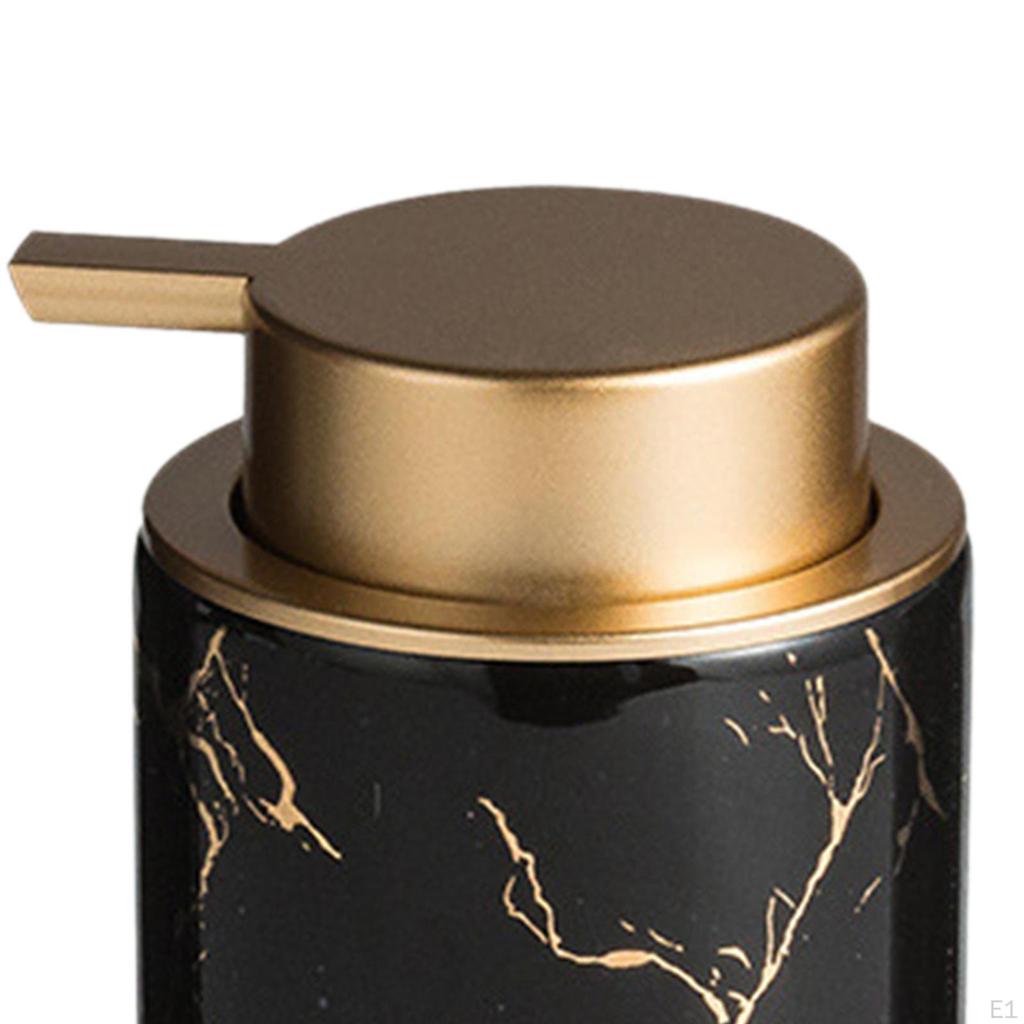 Bottle Bathroom Accessories Marble Textured Dispenser