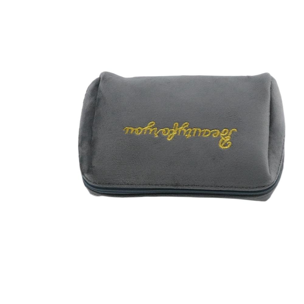 Portable Zipper Simple Velvet Makeup Bags Cosmetic Bags Lipstick Pouch Handbags