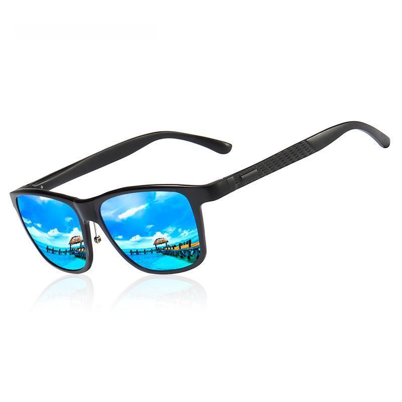 Aluminum Magnesium Men's Polarized Sports Sunglasses - Full Frame, Personality Style (Model XY045)