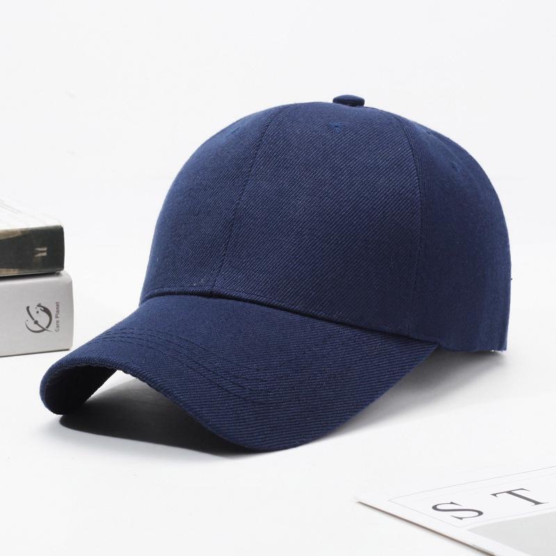 Maoqing Solid Color Duckbill Men's Sunshade Baseball Cap with Various Logos