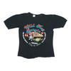 Vintage 1980 Wild Hog Boogie Music Festival Shirt, 80s Vintage Concert Shirt, Mens Size Medium, Black Vintage Tee