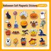20 Stück Halloween Niedliche Geister Magnetische Kühlschrankaufkleber - Festival & Cartoon Dekoration
