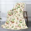 Cute Frogs Fuzzy Throw Blanket Soft Cozy Fleece Bed Sofa Couch