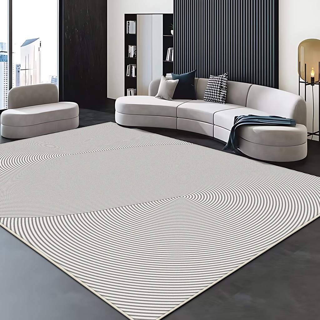Simple Style Big Size Carpet for Living Room Non-slip Soft Bedroom Decor Aesthetic Rug Lint-free Coffee Tables Mat Easy Clean