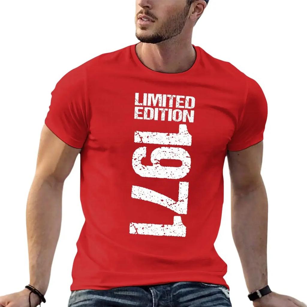Round Neck Sports Humor Graphic Tees Classic Aactivity Competition Limited Edition 1971 Classic T-shirt Eur Size