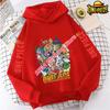 Spring Autumn Boys Girls Luffy Zoro Hoodies One Piece Anime Kids Sweatshirts Pullover Hooded Casual Streetwear Fashion Costume