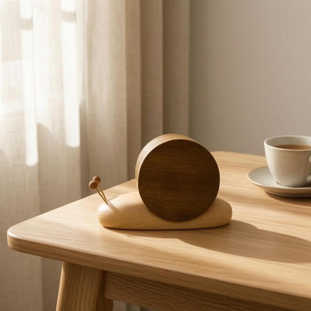 5 Pieces Coaster Set with Holder Whimsical for Coffee Table