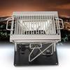 Wind Resistant Outdoor Folding Stove Stable Cooking Performancex When Folded Efficient Combustion Various Setting
