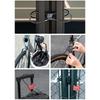 Anti Theft Steel Cable Lock For Motorcycle Helmets Bicycles Suitcases Flexible Cable Lock Travel Security