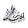 Skechers DLites 1.0 Mesh Synthetic Leather Comfortable Versatile Shock Absorbing Durable Low Top Casual Shoes Women Sneakers 896285-WGY