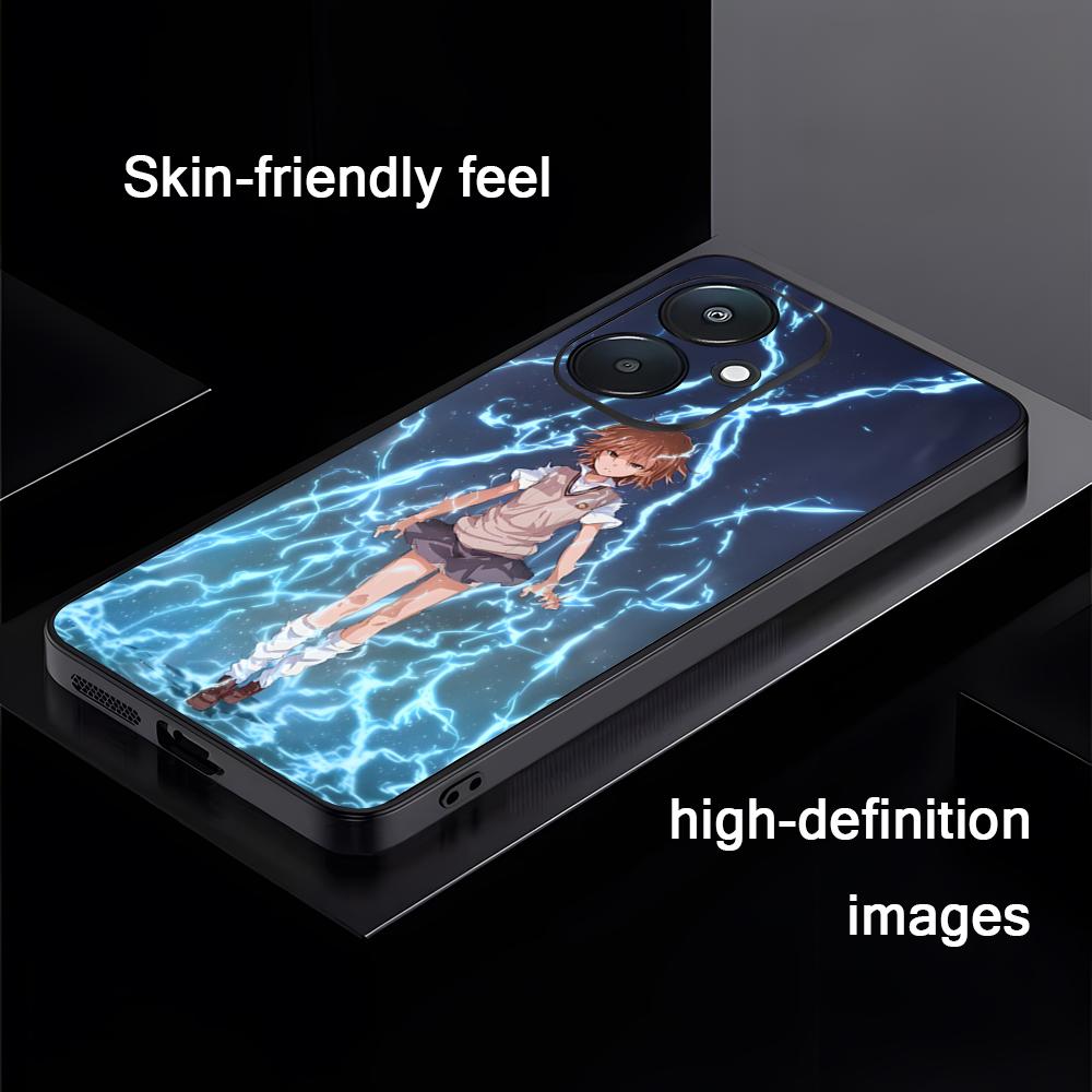A Certain Scientific Railgun Phone Case For Xiaomi Redmi 14C 13C 12C Note14 13 12 11 10 Pro Plus S Soft Black Phone Cover