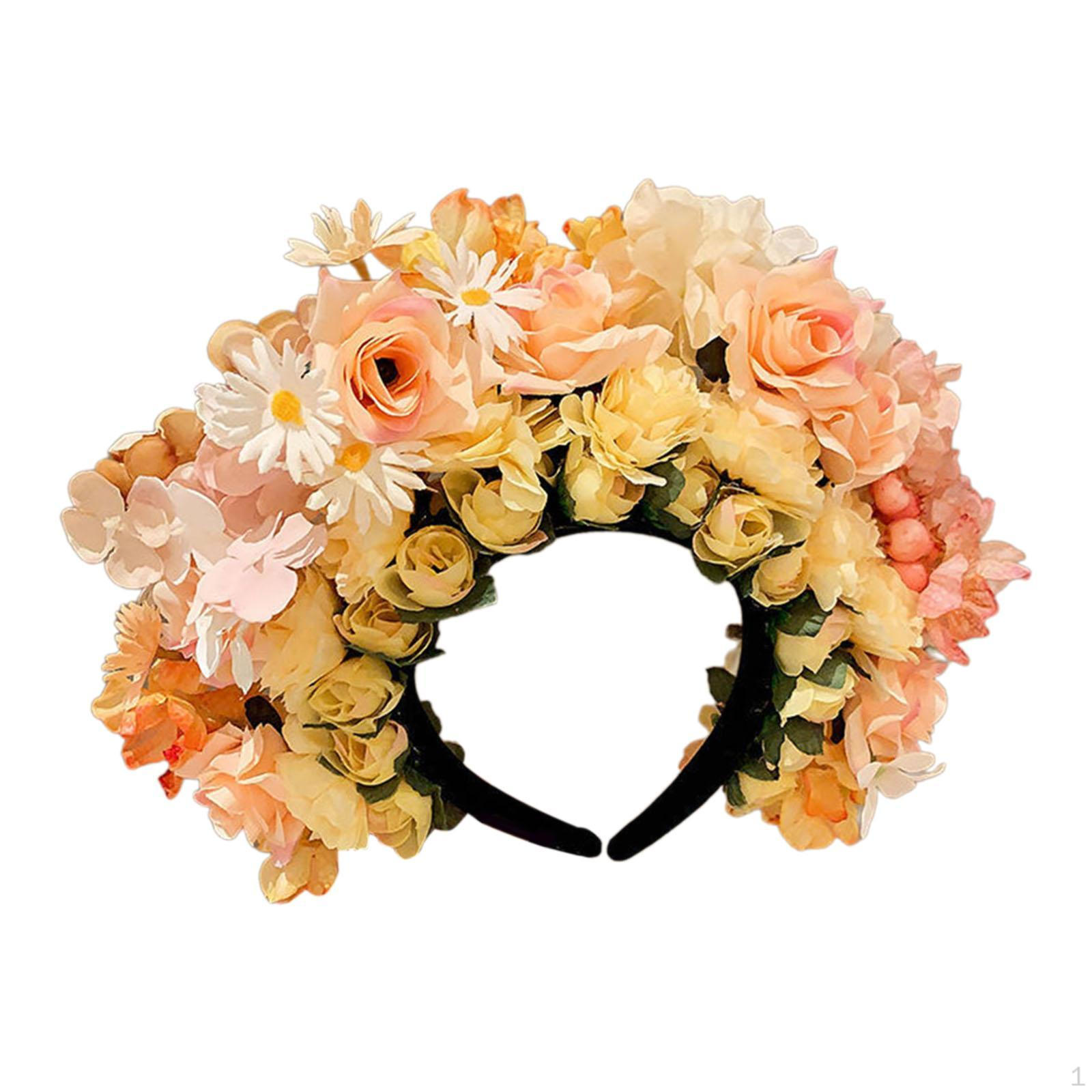 

Элегантная повязка на голову с цветочным принтом для женщин – модный аксессуар для волос жёлтый