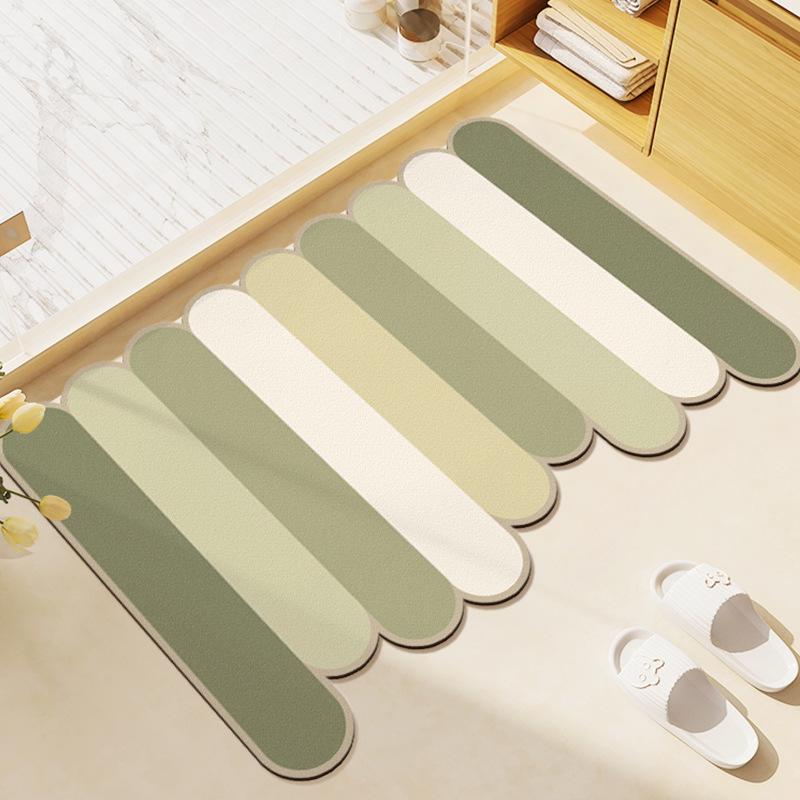Quick-Dry, Non-Slip Absorbent Bathroom Mat - Customizable & Easy to Clean.