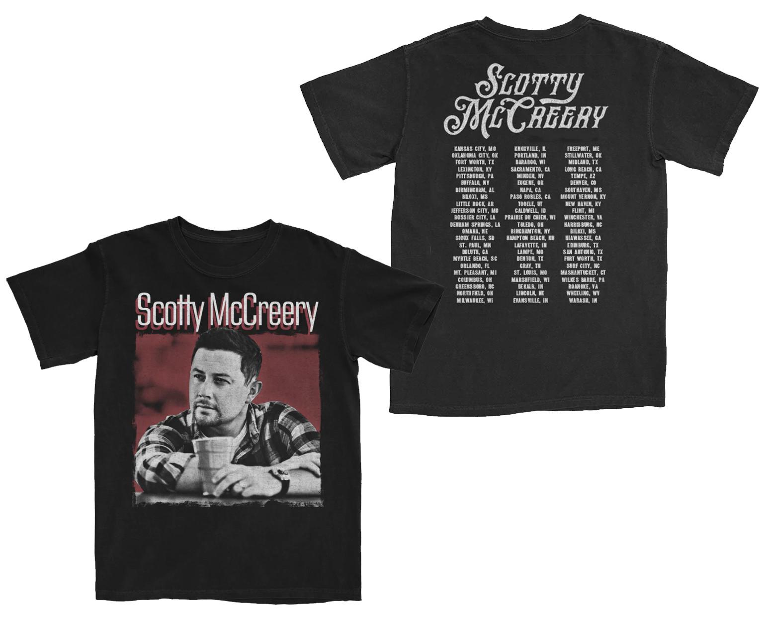 Scotty McCreery Short Sleeve Unisex Tee Shirt Cotton BS215 S