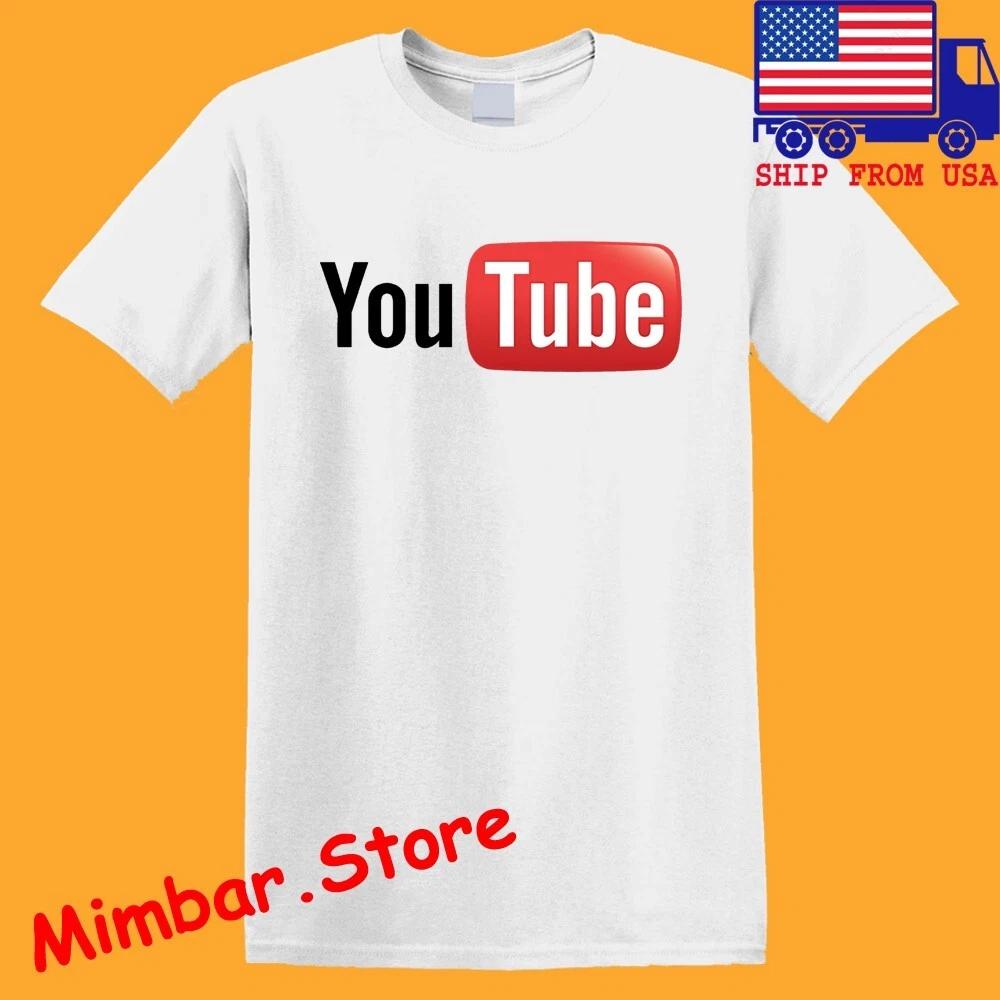 Youtube Men s White Size S-5XL S
