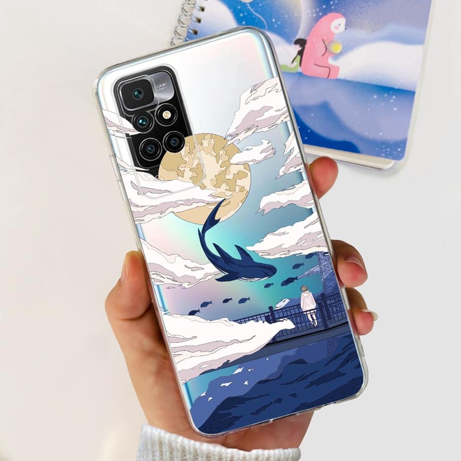For Xiaomi Redmi 10 Case Cute Fashion Painted Cover Soft Silicone Shell For Redmi 10 Prime Redmi10 2022 Phone Cases 6.5'' Bumper