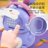 Children'S Cartoon Cute Rabbit Piggy Bank Backpack Light Music Automatic Roll Money Fingerprint Smart Safe Toy
