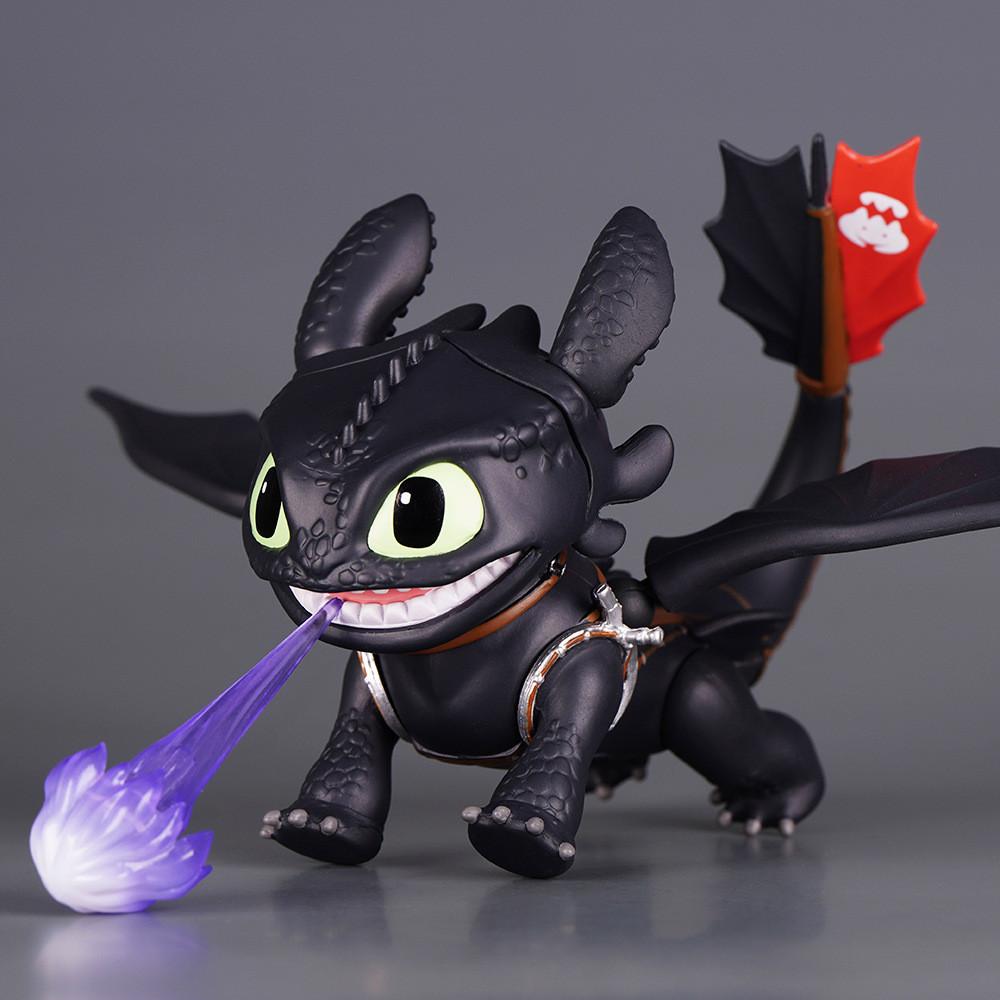 How To Train Your Dragon Toothless Plastic Model With Movable Joints For Kids And Fans