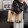 Pendler-Tasche Damen-Großraumtasche Neue lässige College-Studenten-Klassentasche Canvas-Umhängetasche