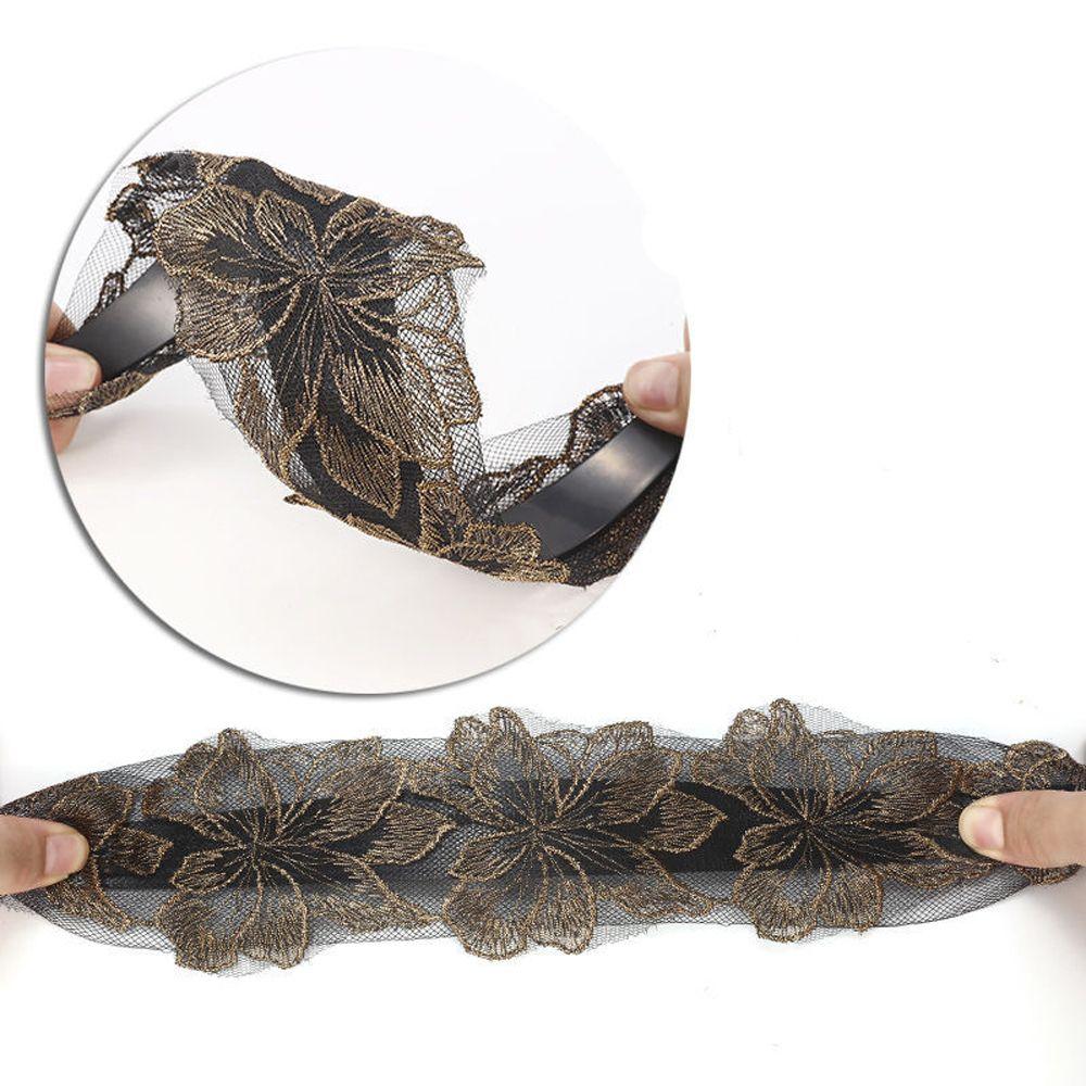 Flower Mesh Wash Face Women Hair Hoop Mother Headdress Korean Style Hair Hoop Wide Edge Headband