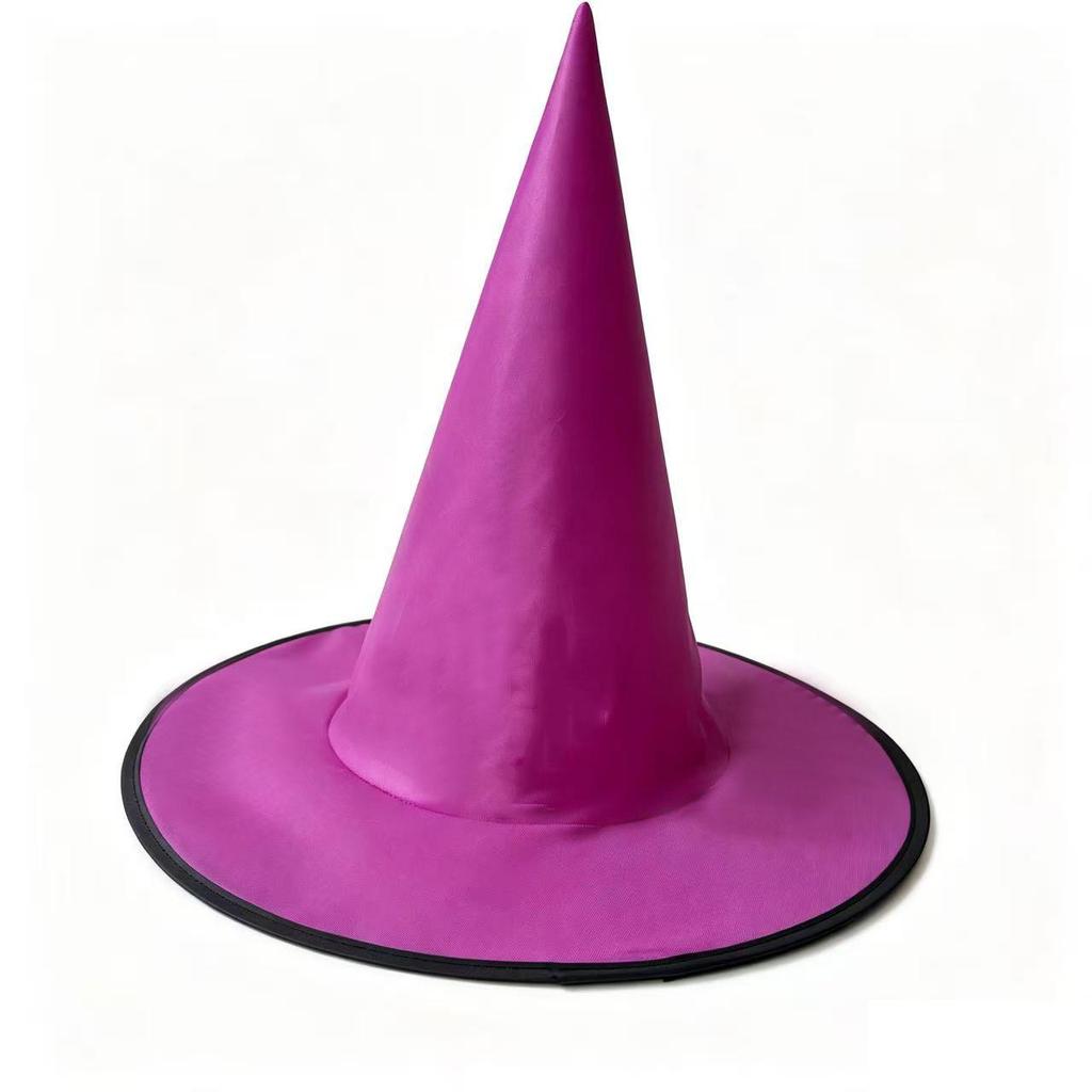 Black Oxford Cloth Halloween Witch Hat - Wizard Costume Accessory Inspired by Harry Potter Magic