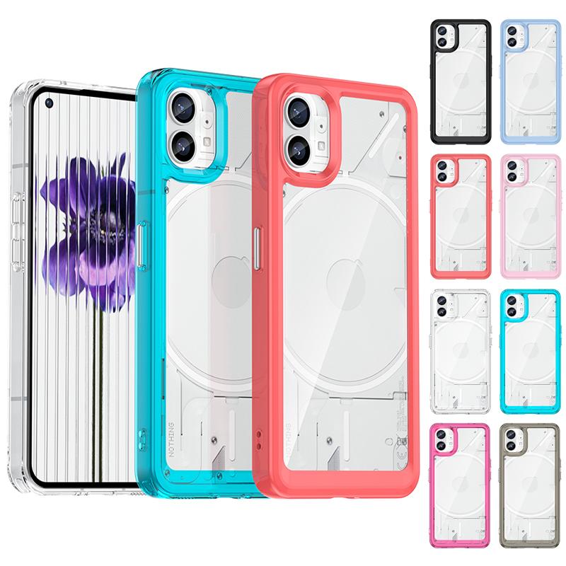 For Nothing Phone 1 Case Cover Nothing Phone 1 Capas Fundas Bumper Back Shockproof Clear Cover Nothing Phone 1 Transparent Case