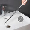 1-11pc Pipe Dredging Brush Sink Drain Cleaning Brush Bathroom Hair Drain Remover Tool Bendable Sink Kitchen Clog Plug Hole Brush