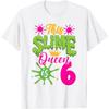 This Slime Queen Is 6 Slime 6th Birthday T-Shirt(1)