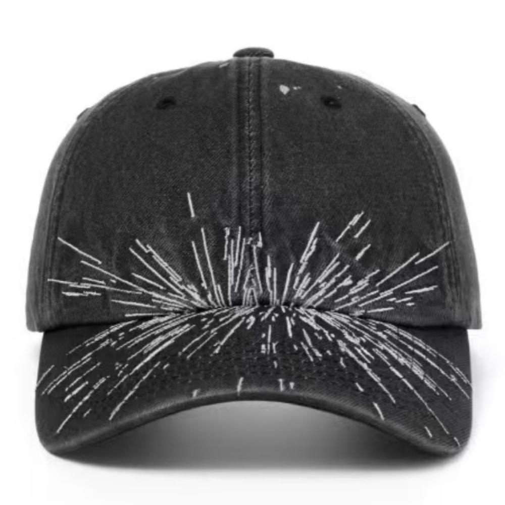 Kpop „What Is Your Love Song“ Gleiche Stickerei Baseballkappe, Tour Konzert Visier Mode Damen Herren Outdoor Baseballkappen schwarz