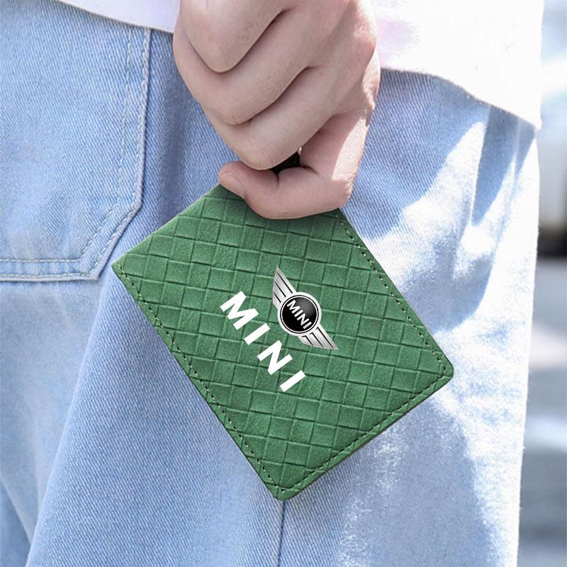 Car Driver License Wallet ID Credit Card Holder Accessories For MINI WORKS One Cooper JCW Countryman Clubman Cabrio Paceman F60 Gzpxv22