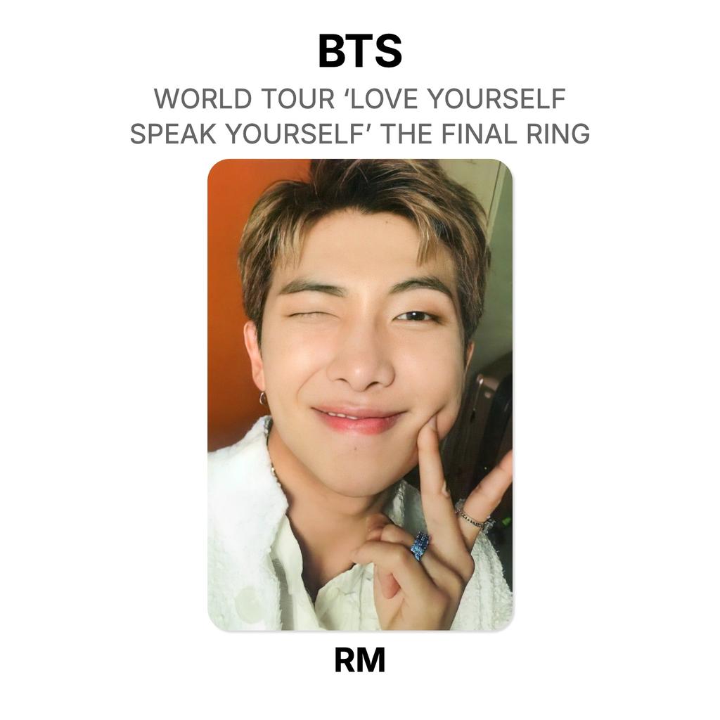 BTS WORLD TOUR ‘LOVE YOURSELF: SPEAK YOURSELF’ THE FINAL RING Official Photocard