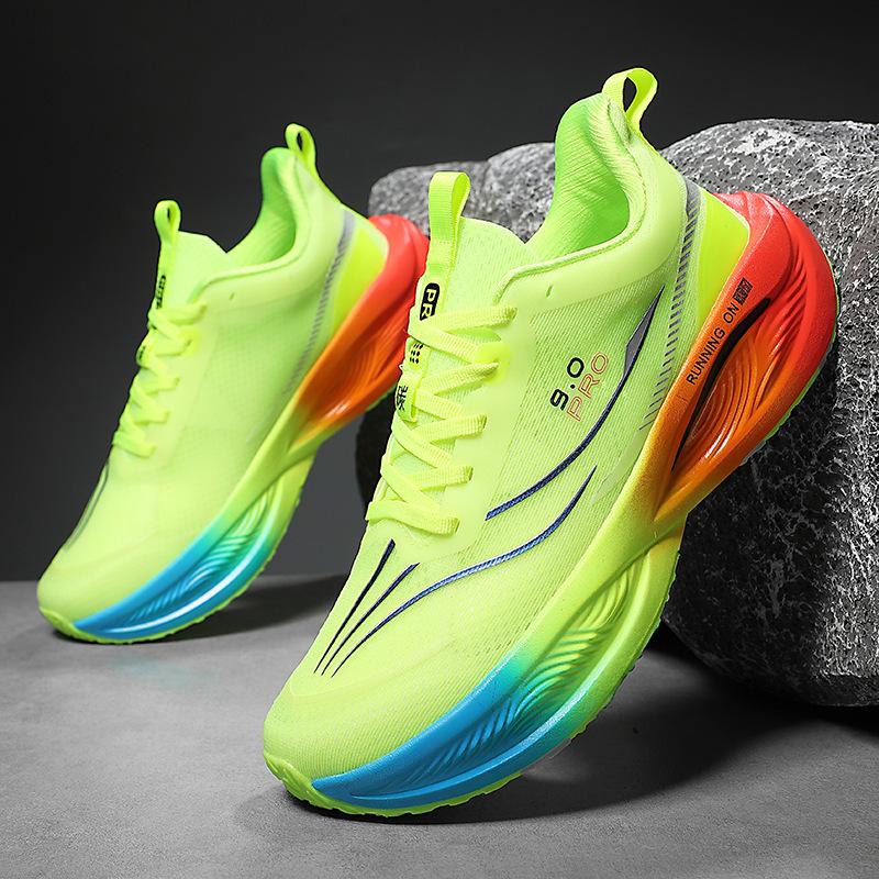 9Pro Running Shoes for Boys, Children and Students, Special Running Shoes for Competitions, Young and Young Carbon Board Shock-absorbing Sports Shoes