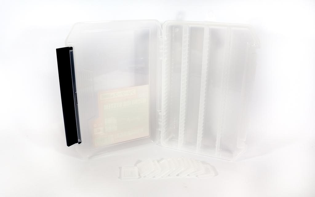 Meiho Micro Ribbed System 800NS (205 X 147 X 28 Mm) Clear (6663)