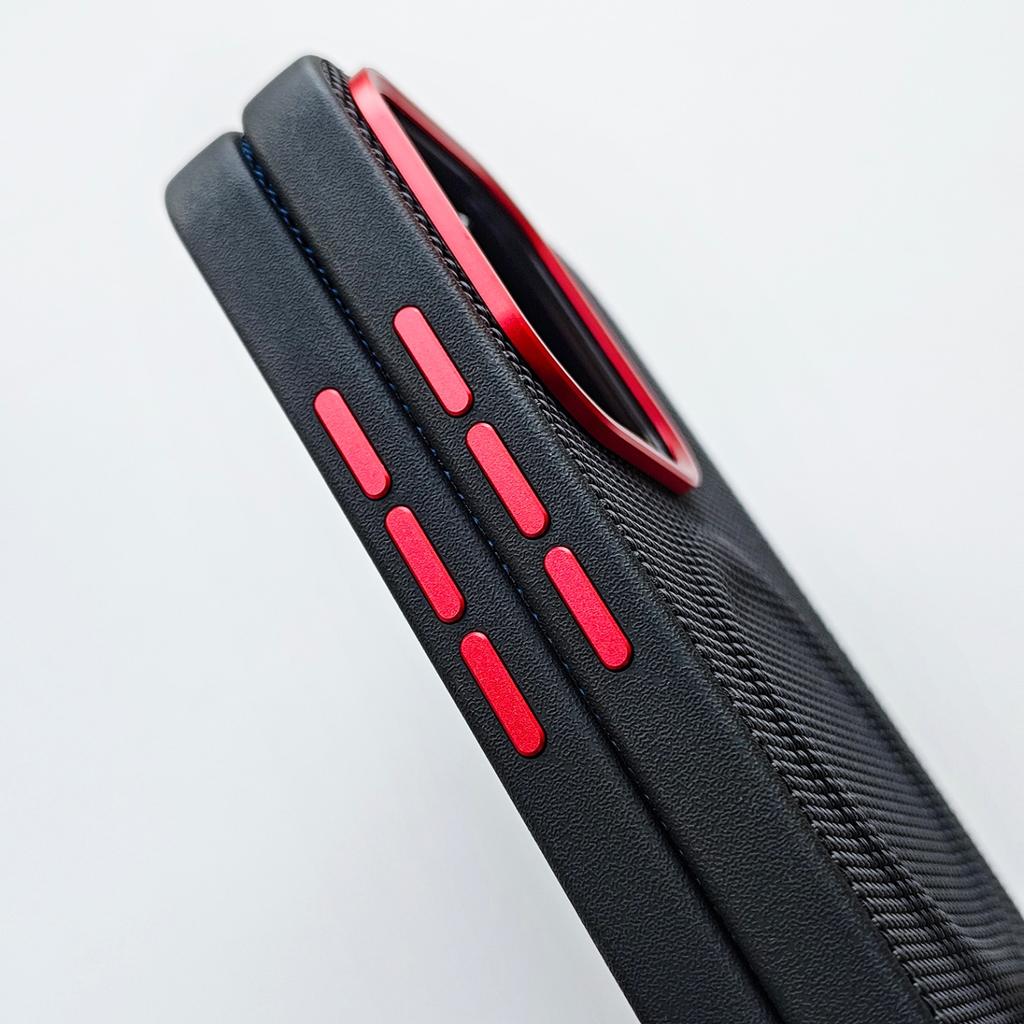 For Vivo iQOO Z11 and iQOO Z11X Case Magnetic Nylon Woven Matte Leather Skin-friendly Back Case Cover Bumper