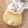 Tail-shaped Dog Rabbit Collar Vest Cartoon Winter Down Jacket Cute Dog Warm Coat  Autumn Winter