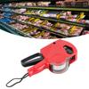 Etichettatrice a 8 cifre pistola per etichette prezzo con uscita a rullo seghettata macchina manuale per la prezzatura per supermercato